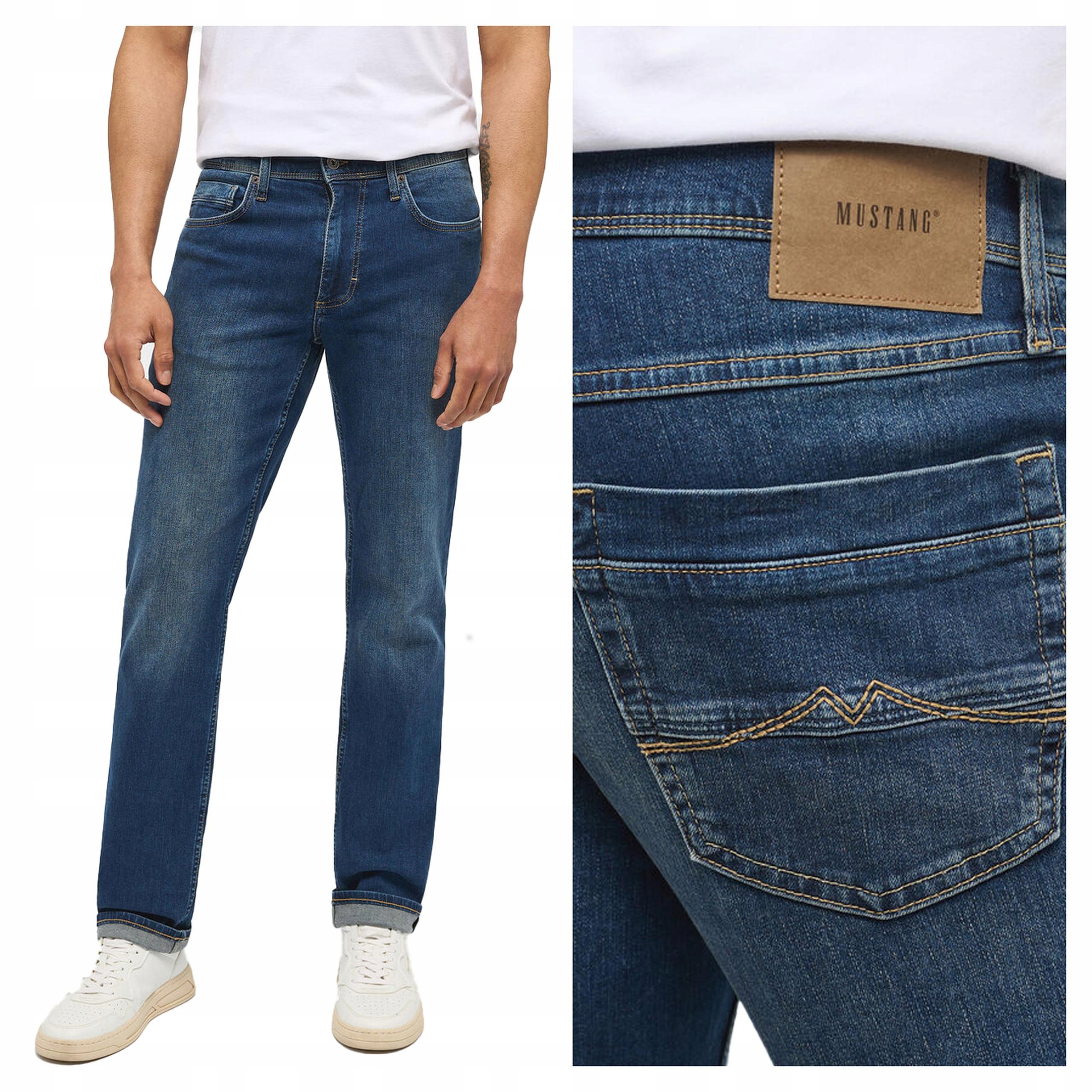 Mustang Washington Straight Pánské Džíny Rovného Střihu Klasické W36 L32