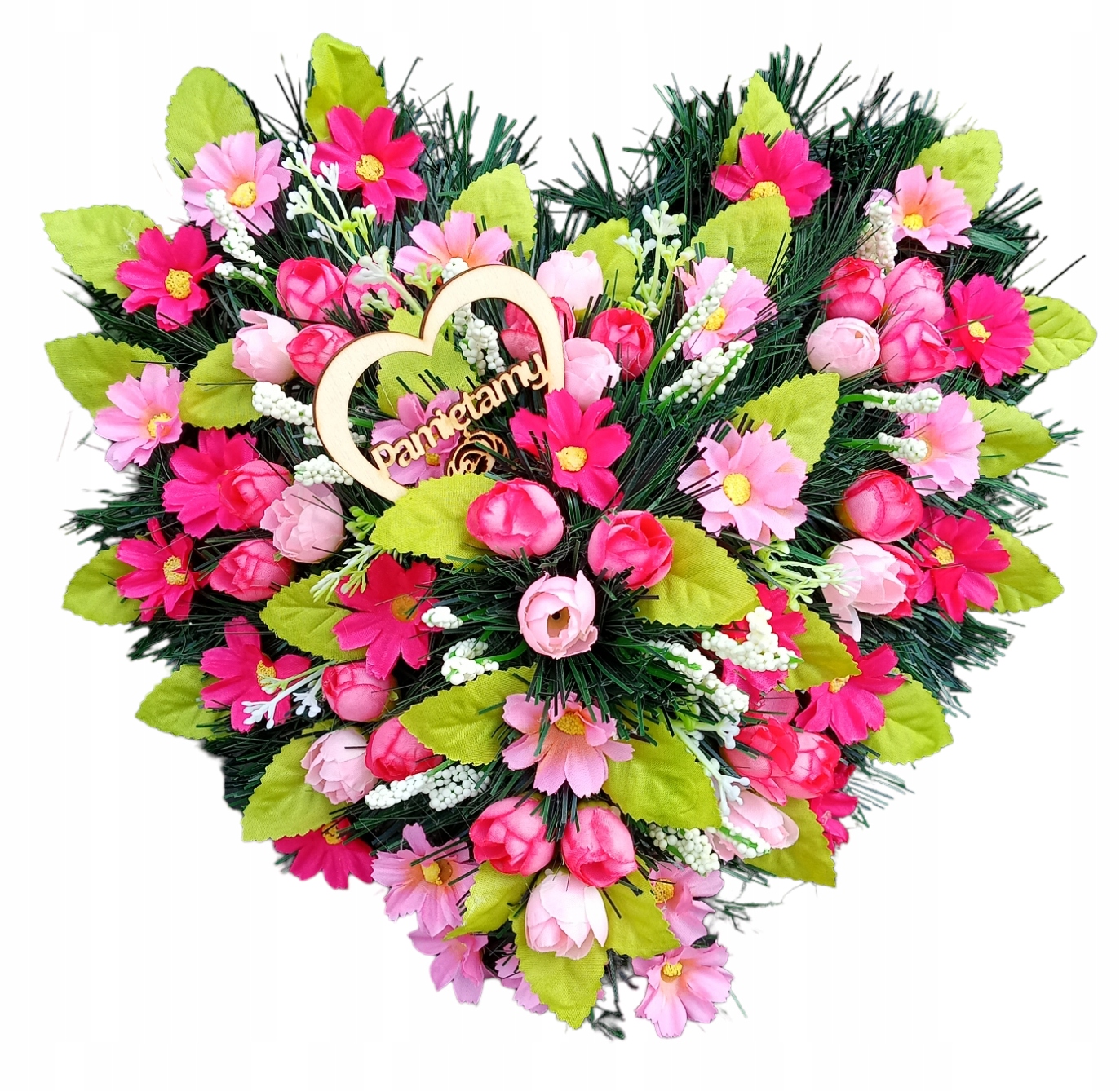 

Stroik Na Grób Cmentarz Serce Na Misie Sztuczny