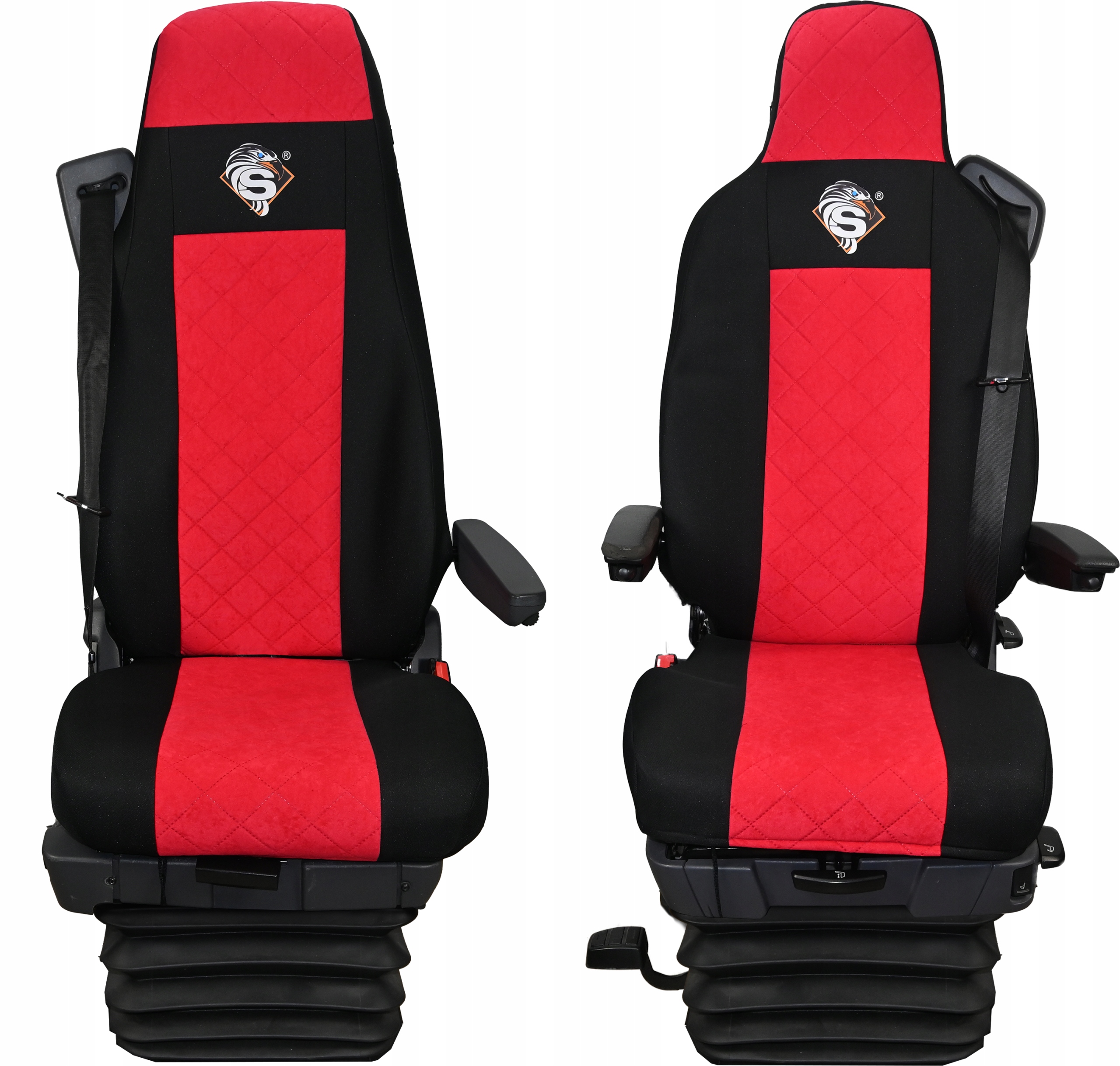 Pokrowce na fotele SCANIA R od 2013, S od 2017 - KONFIGURACJA E - CZERWONY EAN (GTIN) 5904261641888