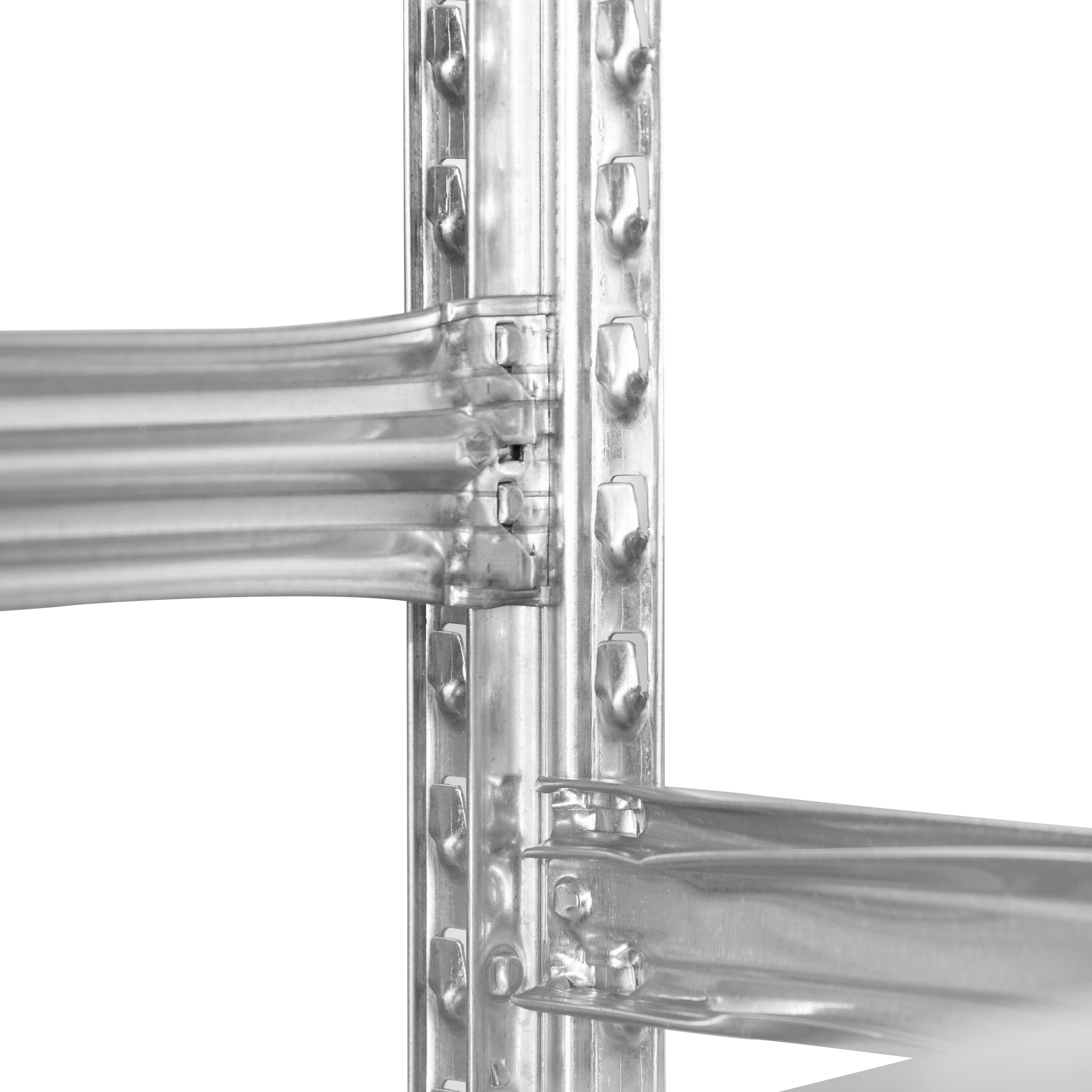 REGAL METALOWY 250x90X50 5 POLEK METALSISTEM PODS Width 90 cm