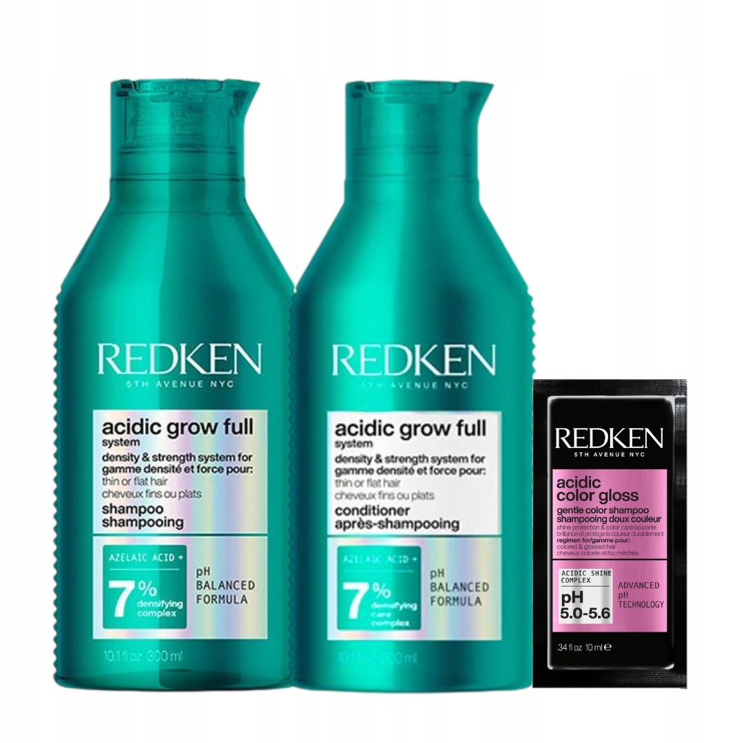 Redken Acidic Grow Full System zahušťovací sada na vlasy 300 ml