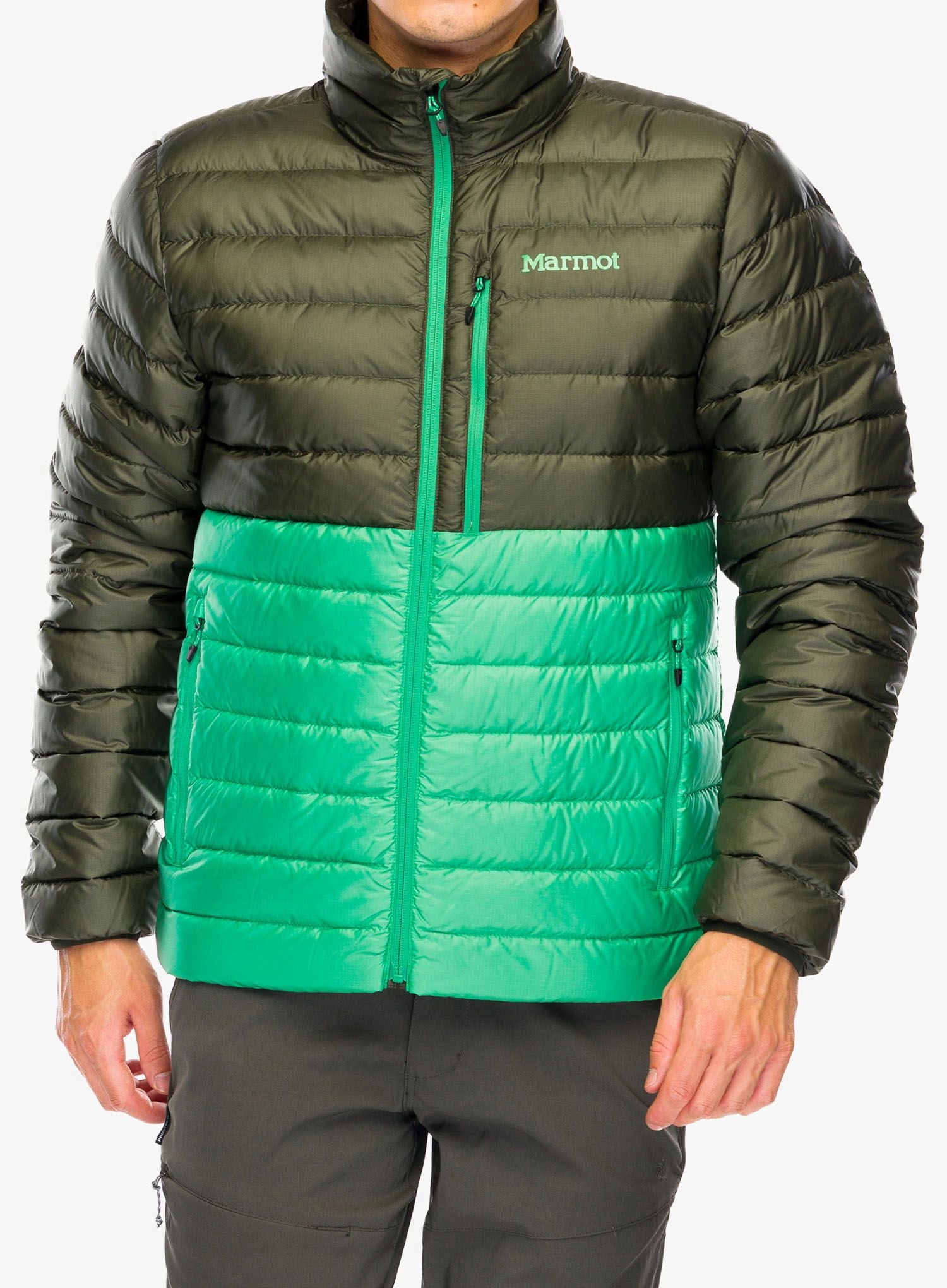 Zimní bunda Marmot Highlander Jacket rosin green/clover S