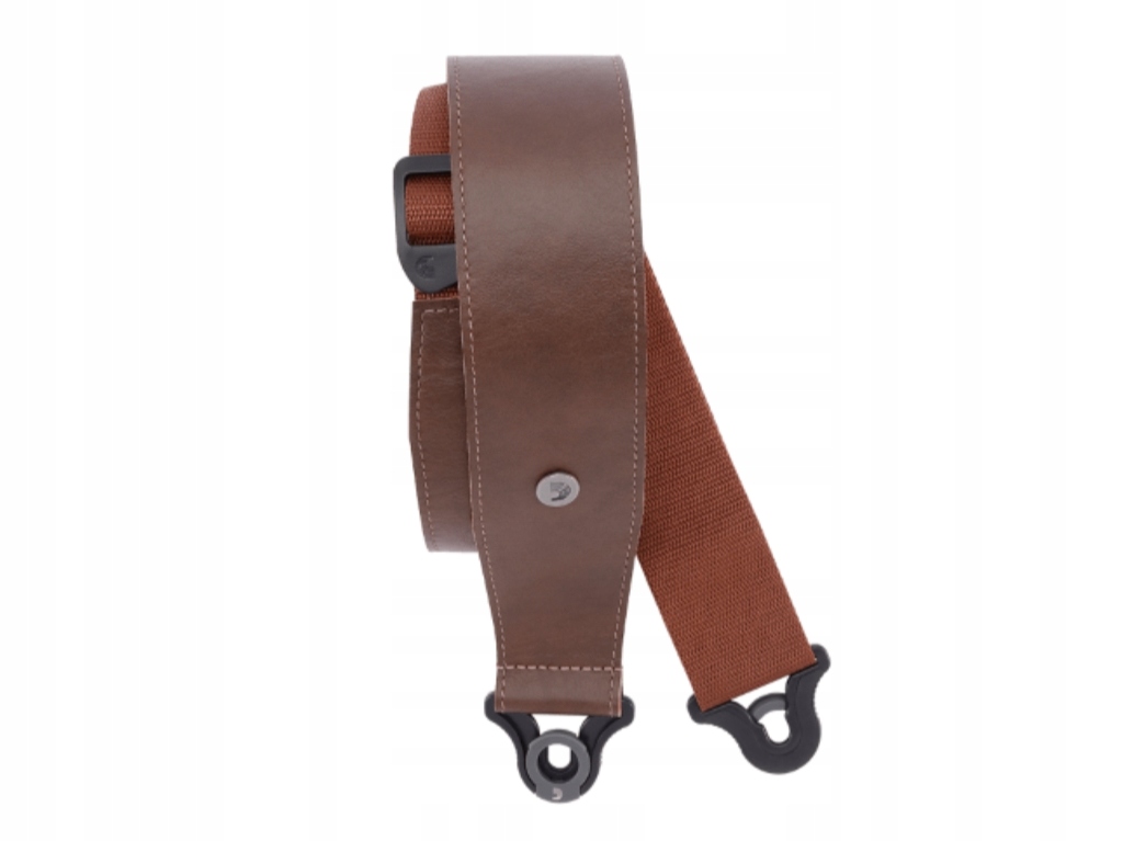 Kožený opasek D'addario Auto Lock 6,35 cm hnědý