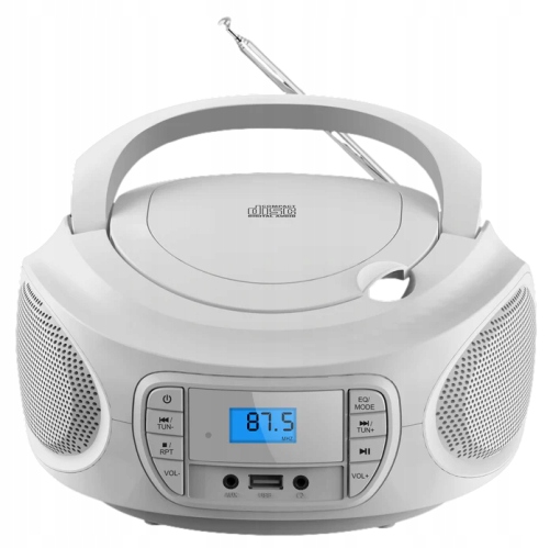 Maginon CB-2 bombox radio Fm CD/MP3 Usb Equalizer biały