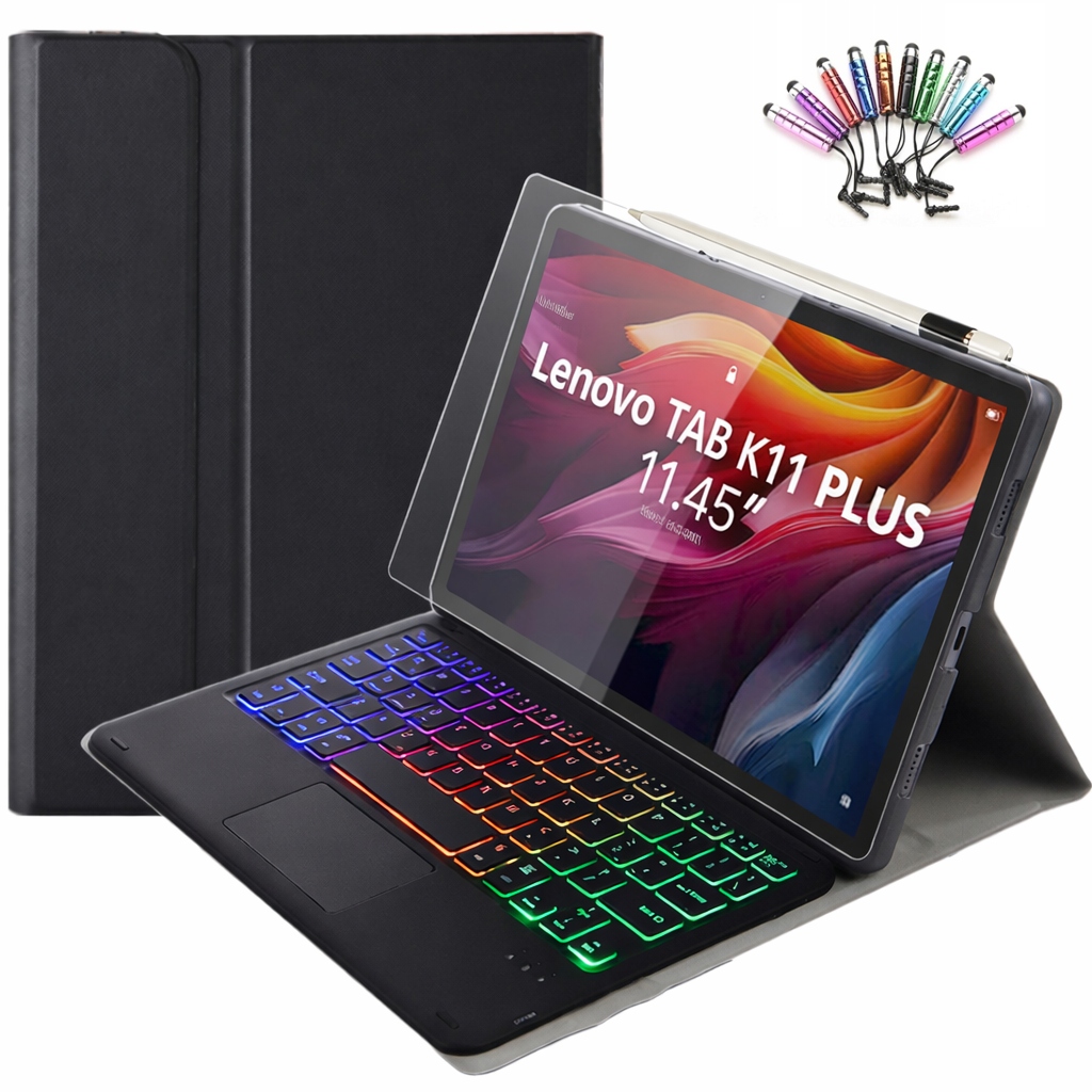 Etui Klawiatura Touchpad Do Lenovo Tab K11 Plus TB352FU Szkło Rysik