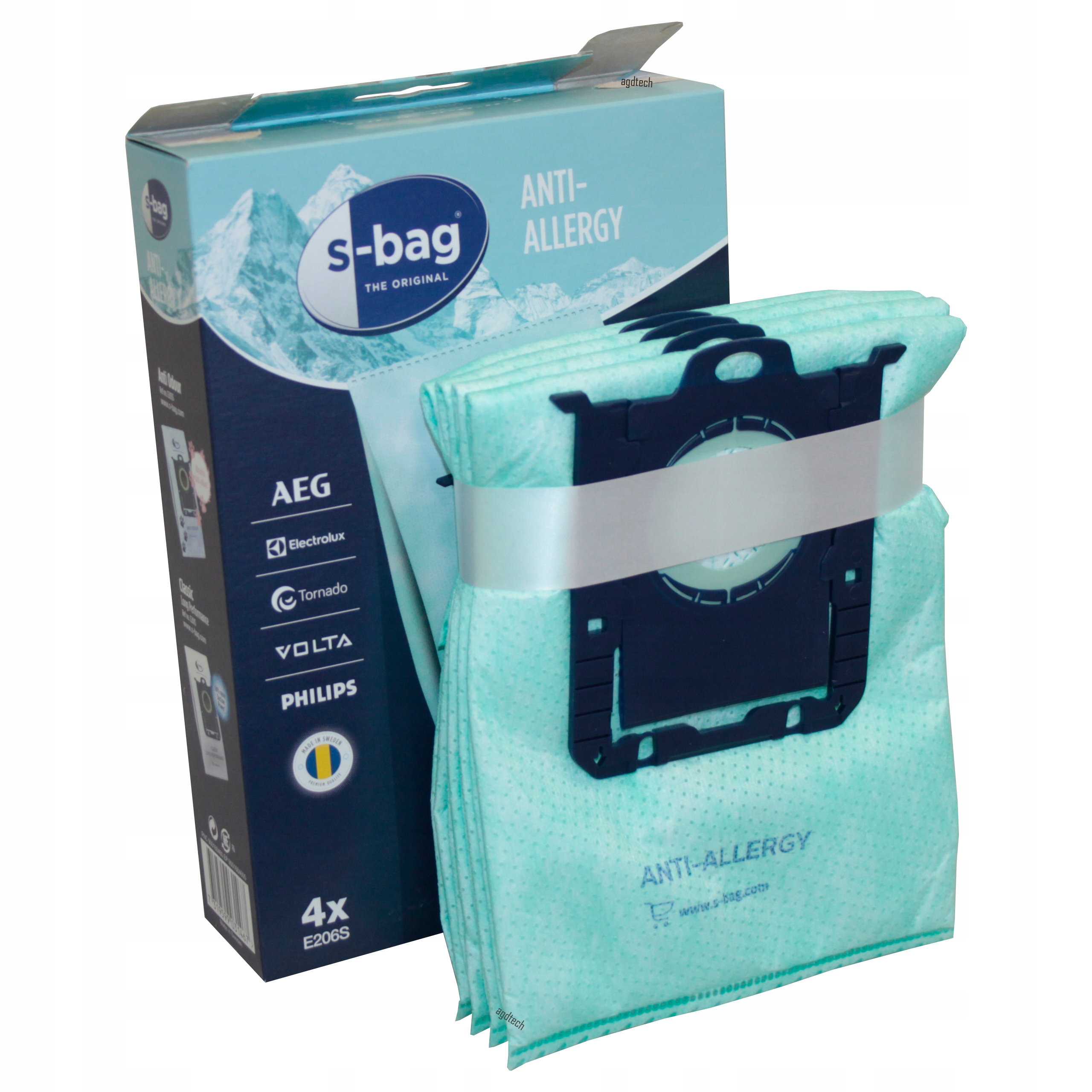 

4szt. Worki Electrolux S-Bag Anti Allergy E206S