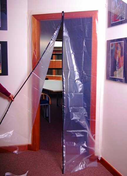 DRZWI FOLIOWE KURTYNA PRZECIWPYŁOWE 220X120 Marka Silbet