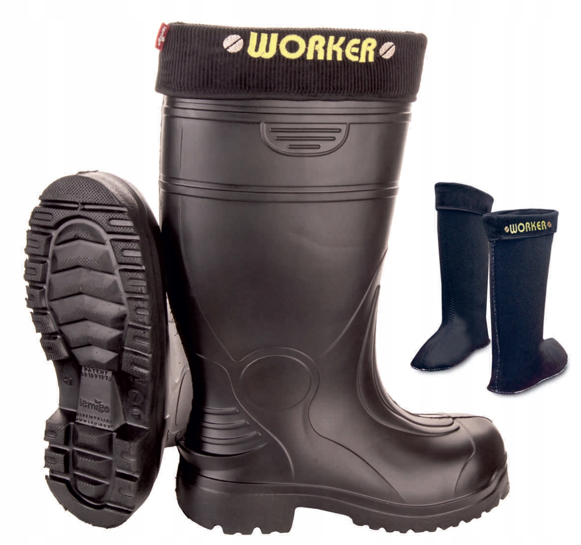 LEMIGO KALOSZE WORKER NOSEK WKŁ.ANTYPRZEBICIOWA 42