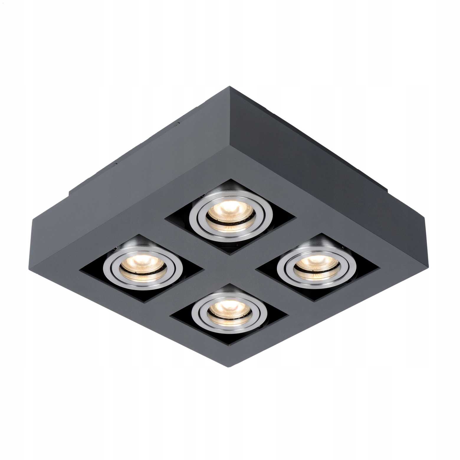 Italux Casemiro IT8002S4-BK/AL Oprawa downlight lampa sufitowa plafon