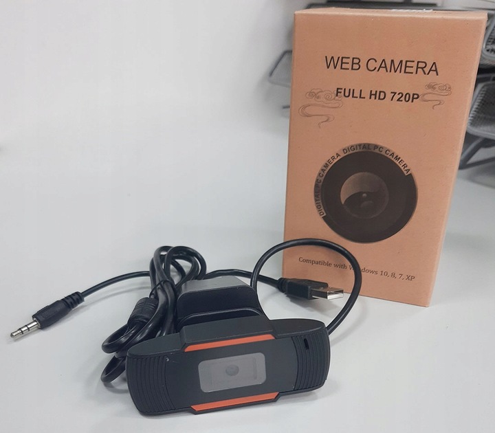 Kamerka internetowa 720p z mikrofonem USB klips Kod producenta 6001619