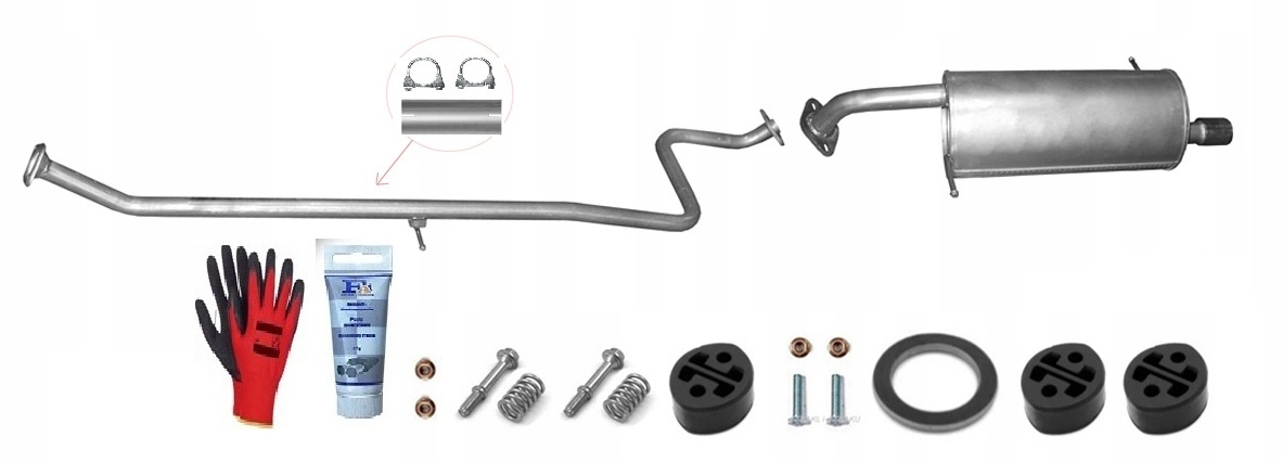 Mazda 2 1.3 (2007-2015) sada Trubka Tlumič bonus