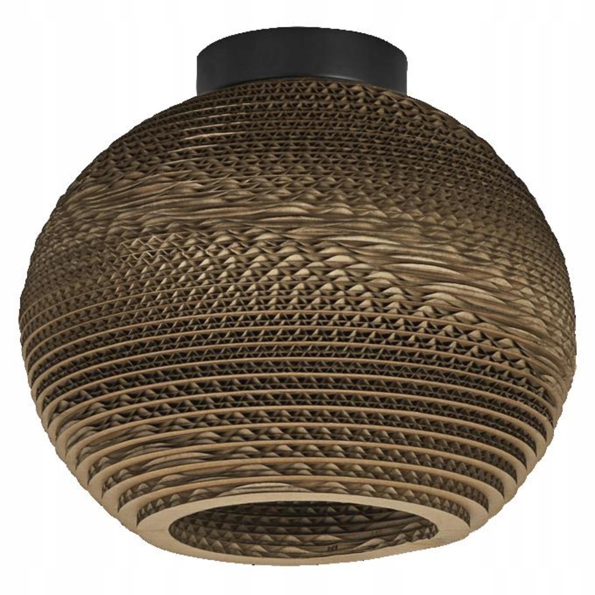 Ledvance stropní svítidlo Cardboard Ball E27 hnědé 4058075837126