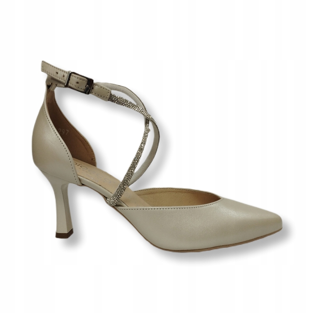 Sandály Arka Bioeco 4297 béžová perla zirkony vel.