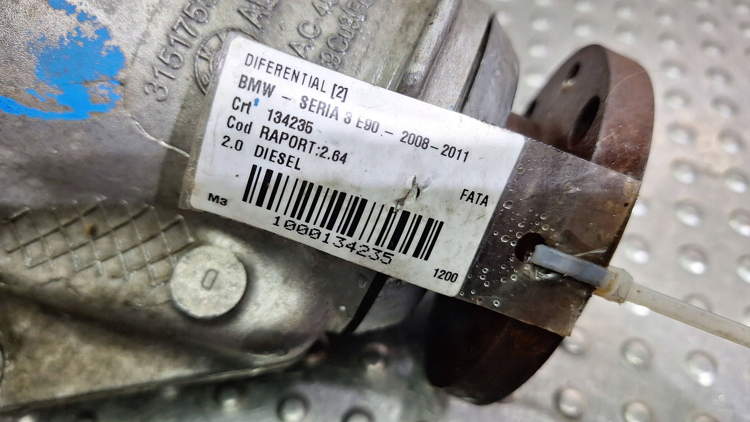 REDUKTOR differenziale cambio ingranaggi 2.64 7563326 BMW E60 E61 E90 M57 3.0D