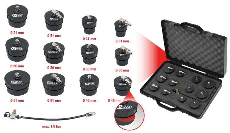 TESTER WLOTU POWIETRZA UKŁADU TURBO TYPU BAGNET