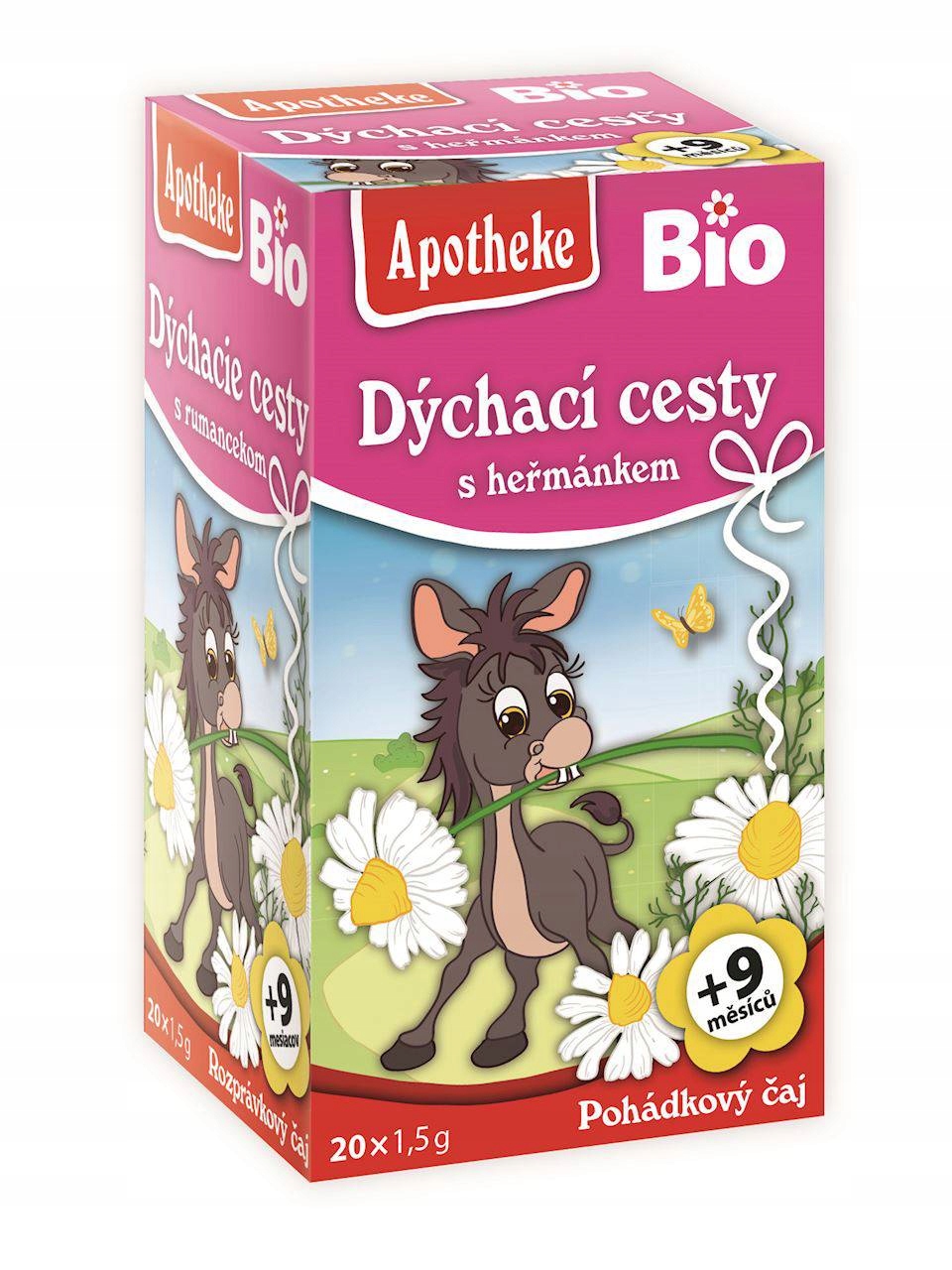 HERBATKA DLA DZIECI NA DROGI ODDECHOWE 9M BIO 20x1,5g 30g APOTHEKE