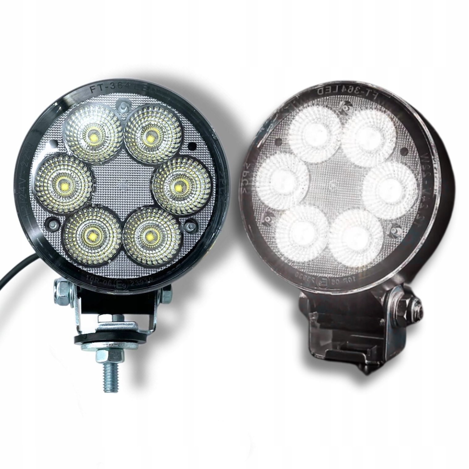 Led pracovní světlo Fristom FT-364 kulaté 2500lm 12/24V s kabelem