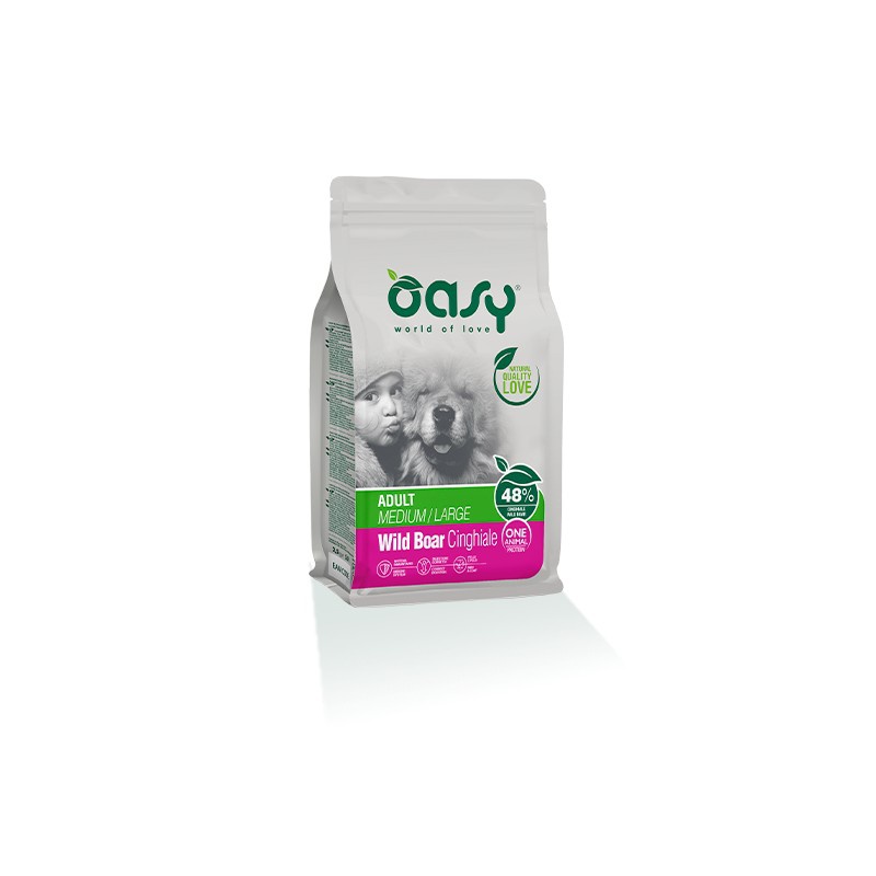 Levně Oasy One Protein Medium/Large divočák 2,5 kg