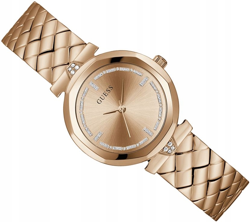 Růžovo-zlaté Dámské Hodinky Guess GW0613L3 Rumour, Módní A Elegantní Krabička