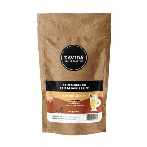 Zavida Spiced Eggnog – káva s příchutí likéru vaječný koňak 340 g