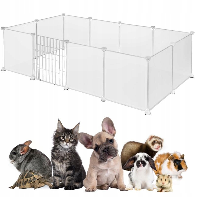 Levně Klec Kotec Panelový výběh pro zvířata králíků 45x72x142