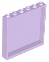 

Lego 59349 Panel Ściana 1x6x5 lawendowy Nowy (6g)