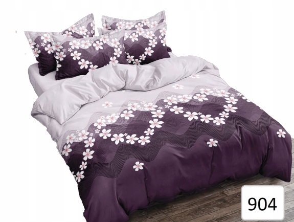 

Pościel 3D, 160x200 cm 3cz. Bawełna 100% kwiaty