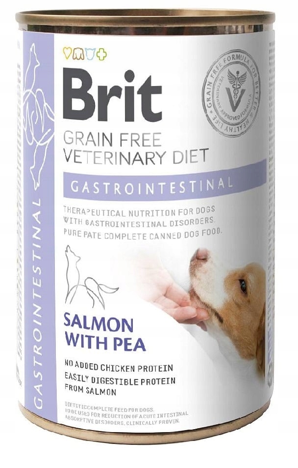 Brit Veterinary Gastrointestinal Salmon&amp;Pea 6x400g citlivý trávicí systém