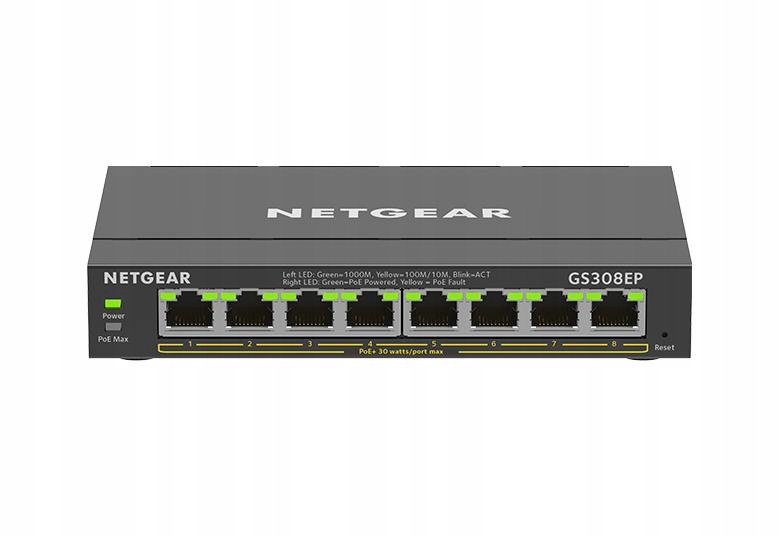 Switch Netgear Smart GS308E 8x10/100/1000Mbit