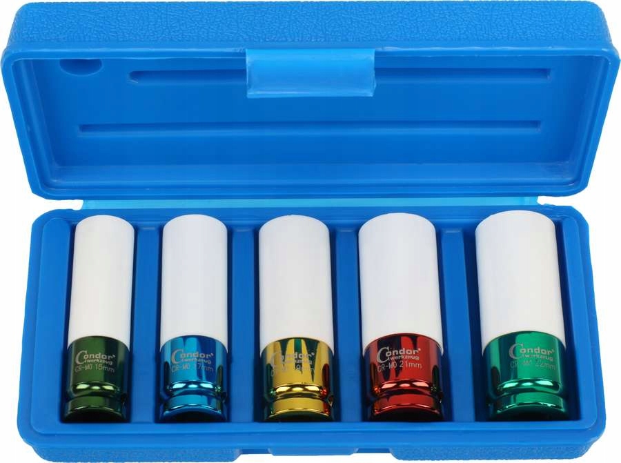 Nasadki 15-22 mm do alufelg, 5 szt.