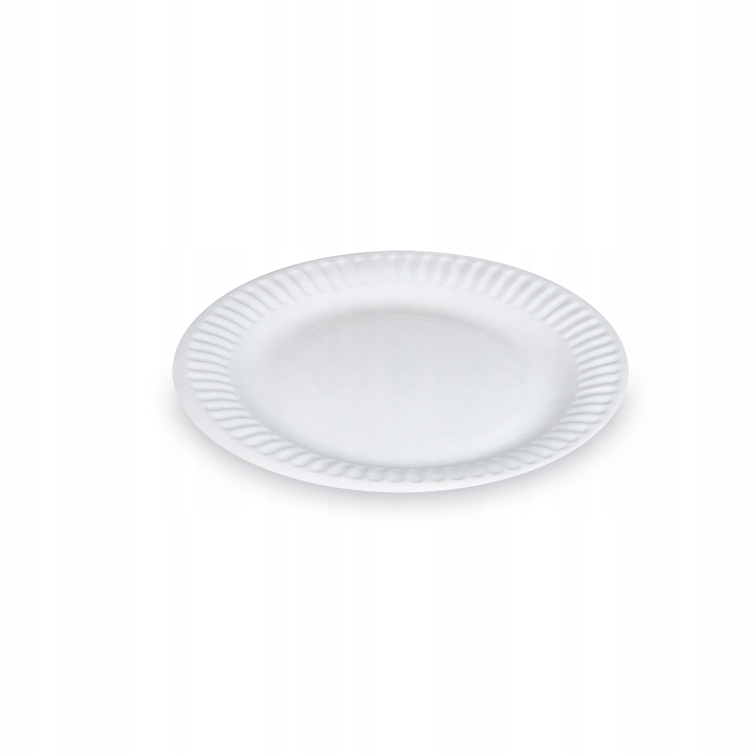 

Talerze papierowe okrągłe białe grill 15cm 100szt