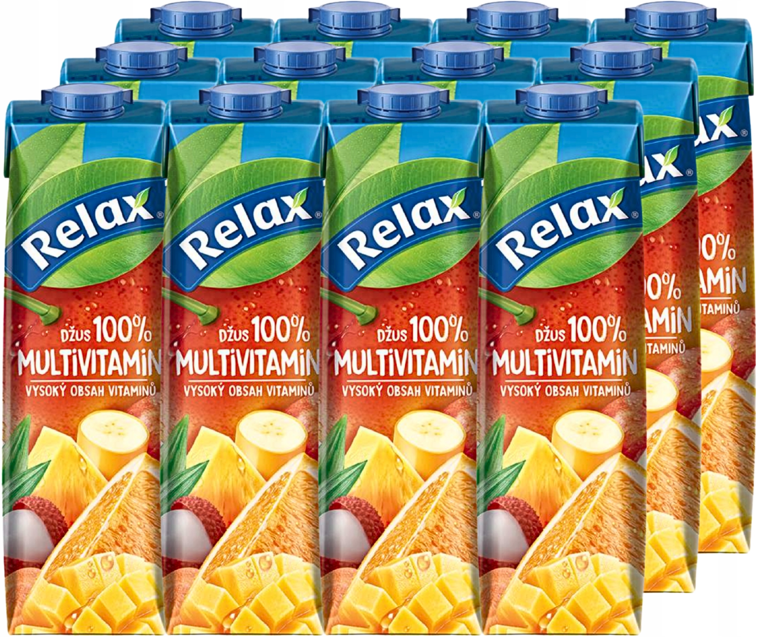 Relax Džus 100% multivitamin 12×1l
