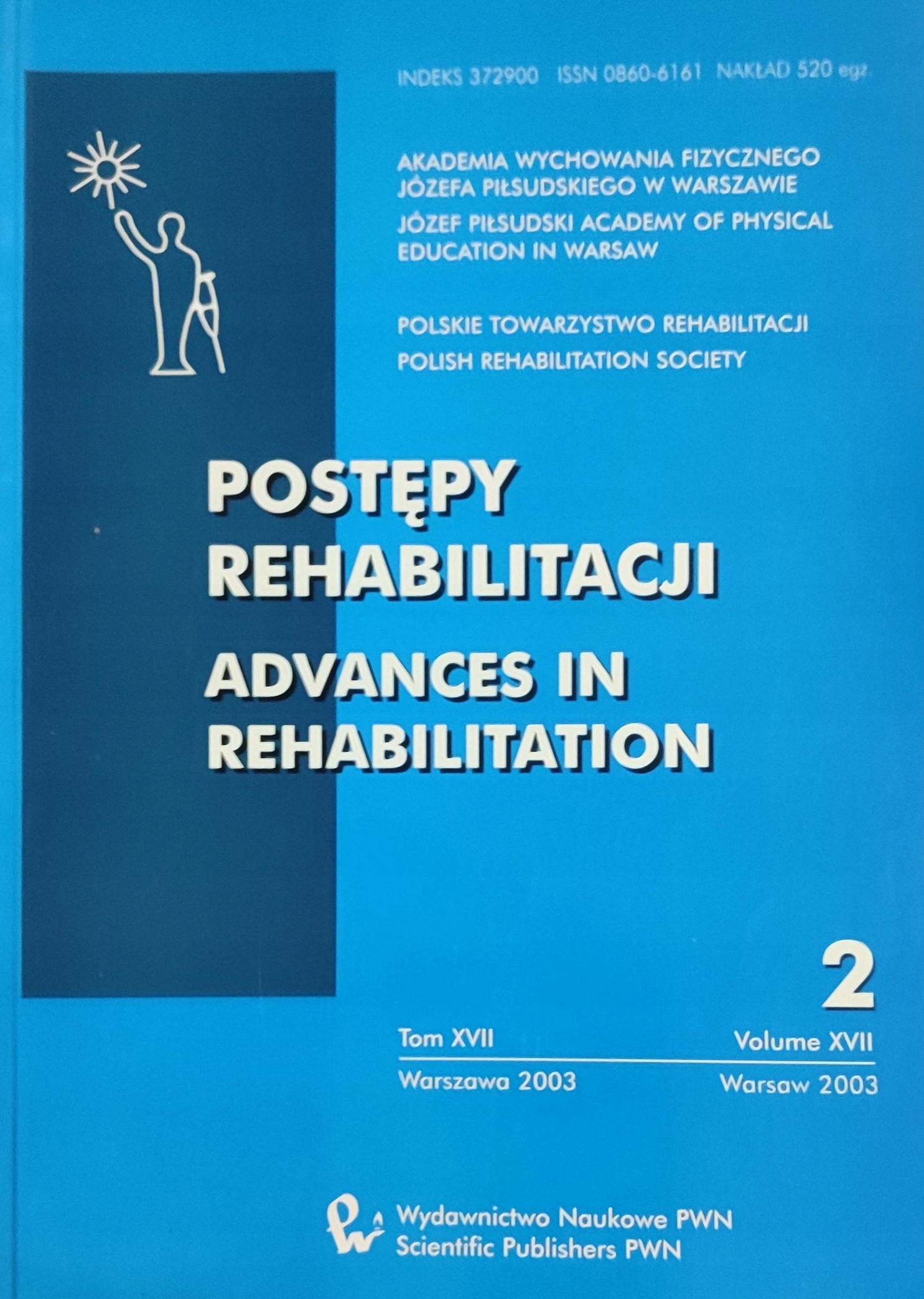 Postępy rehabilitacji nr 2/2003 Tom XVII