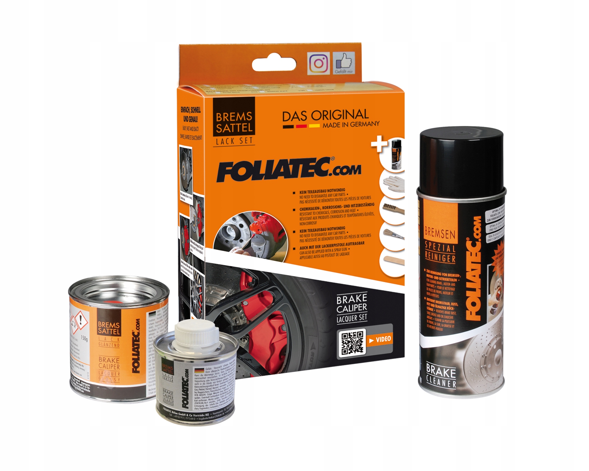 Foliatec lakier farba do zaciskow Midnight Black m Brand FoliaTec