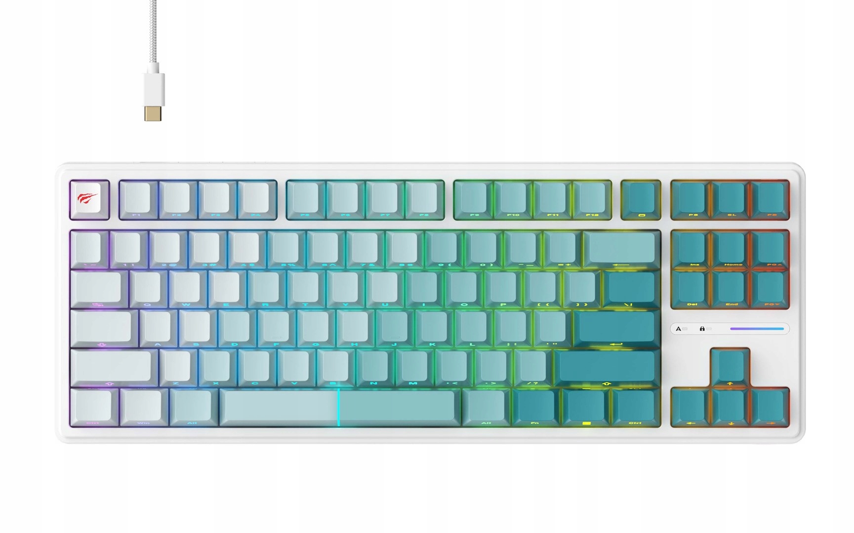Klávesnice pro hráče a nejen mechanická Havit KB901L