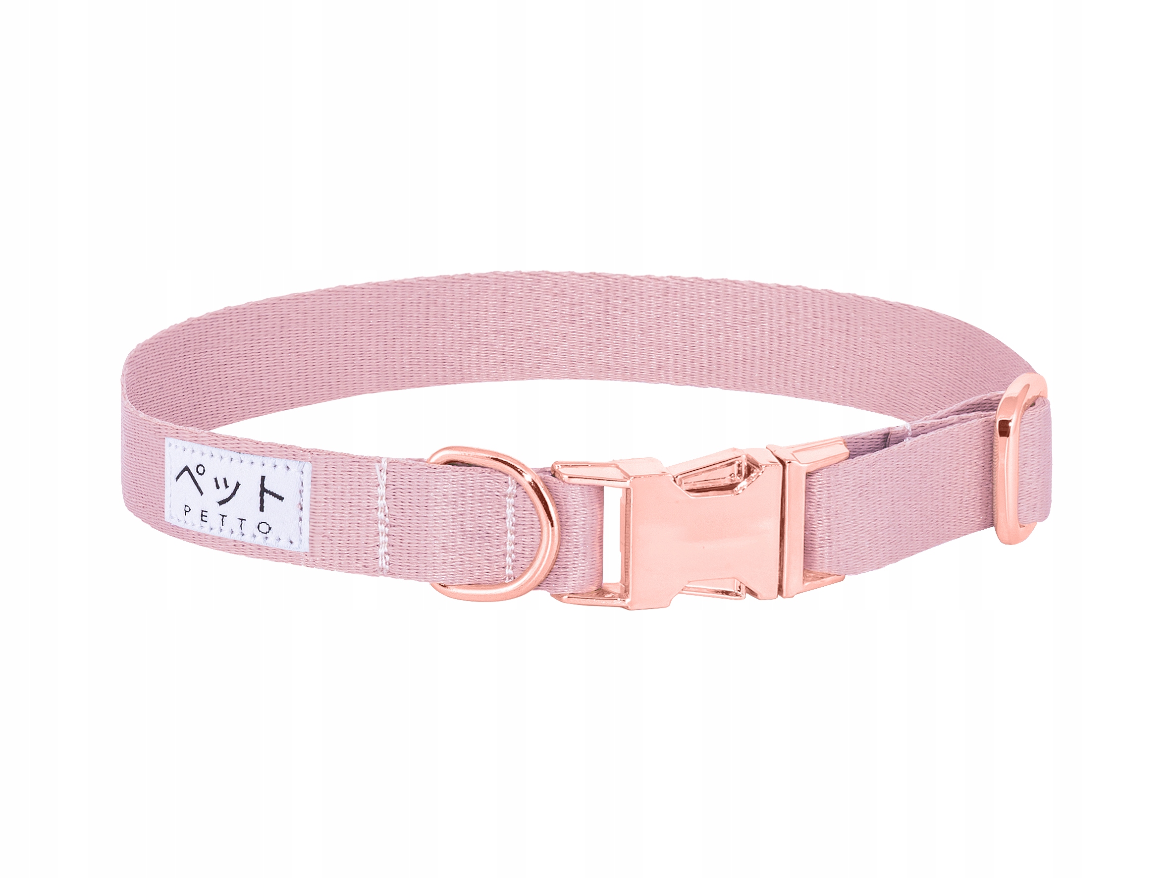 Levně Petto Obojek pro psa Eri Pastel Růžový Rose Gold vel. L