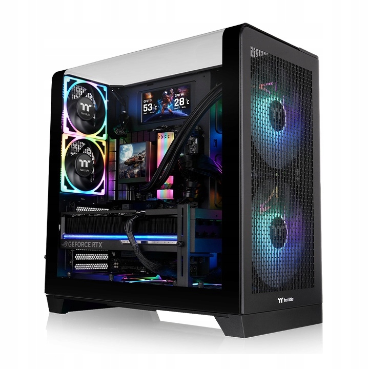Počítačová Skriňa Thermaltake View 390 Air Midi Tower čierny