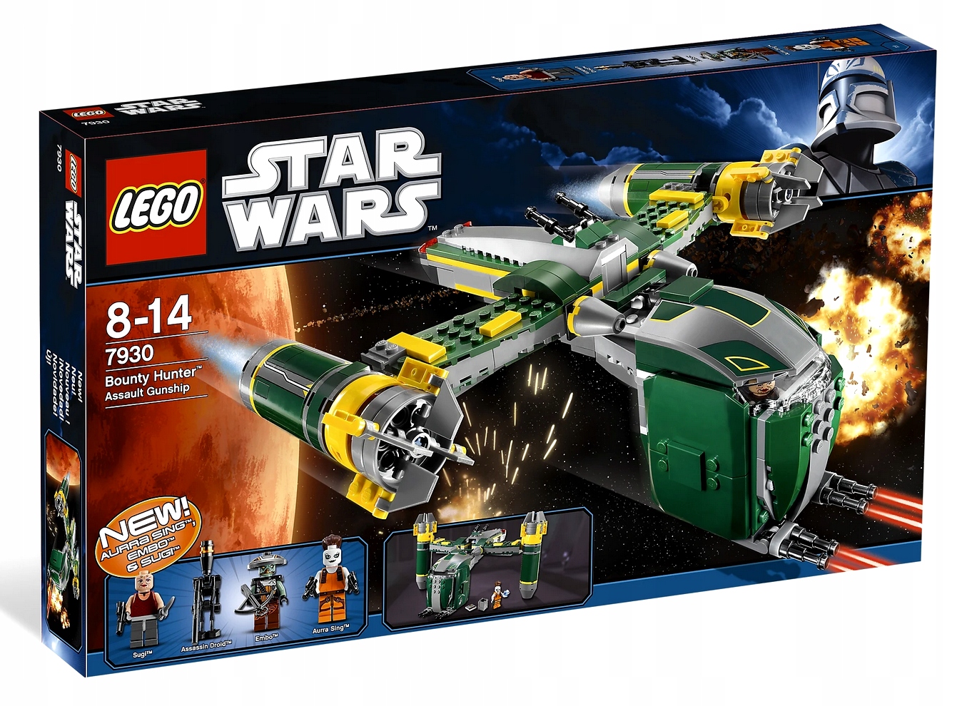 Lego Star Wars 7930 Bounty Hunter Assault Gunship Nové