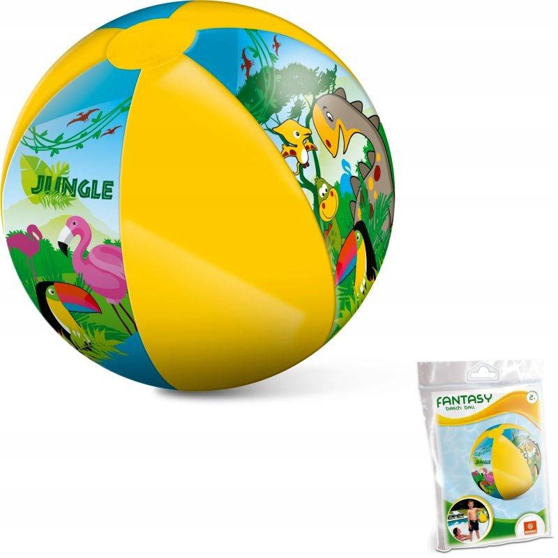 Duża Piłka Plażowa Dmuchana Średnica 50 cm Stan opakowania oryginalne