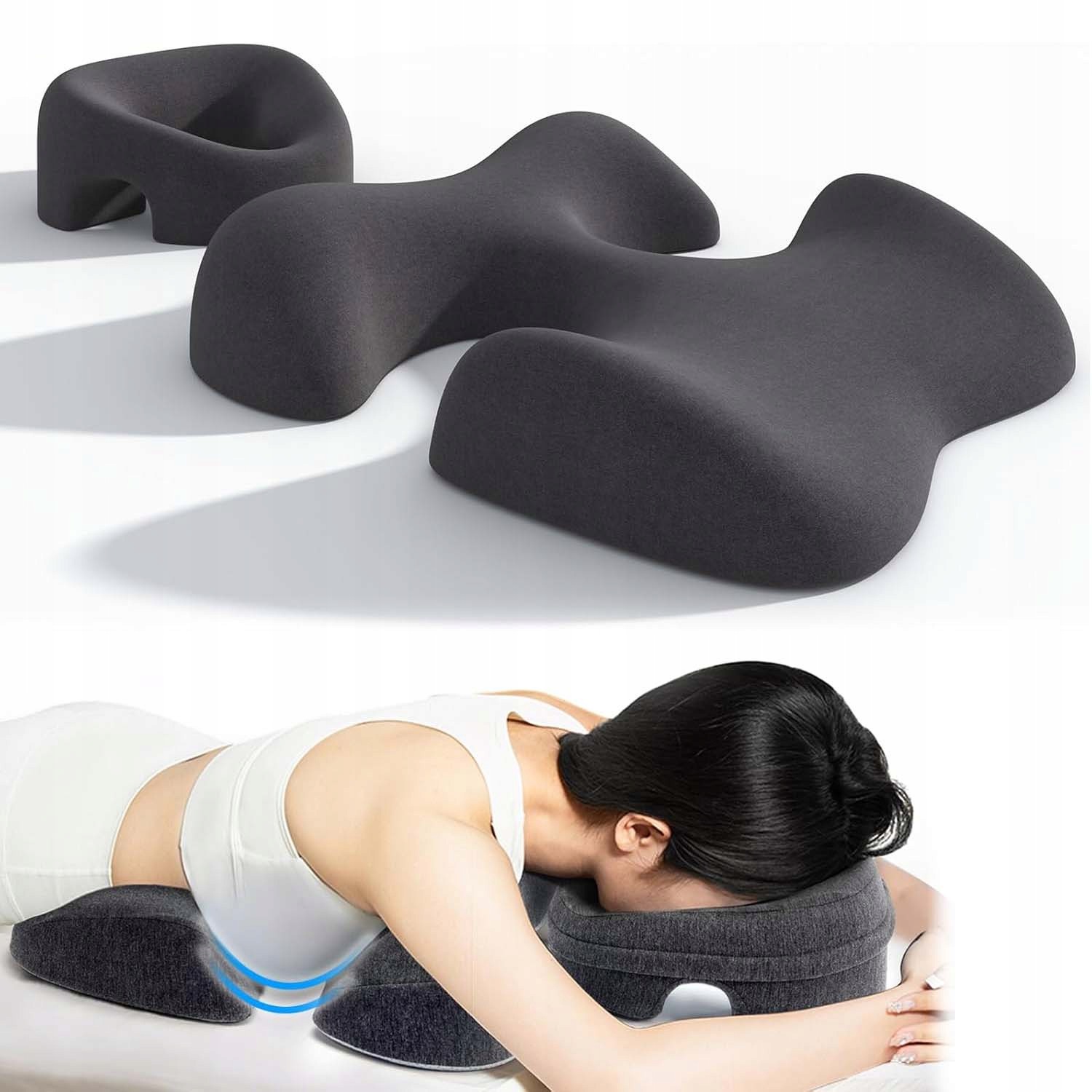 Polštář Na Spaní Na Obličej Pro Masáž, Ergonomická Paměťová Pěna Do Postele