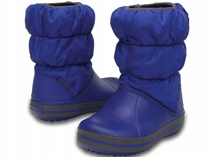 CROCS WINTER BOOT Śniegowce niebiesko szare 28,5