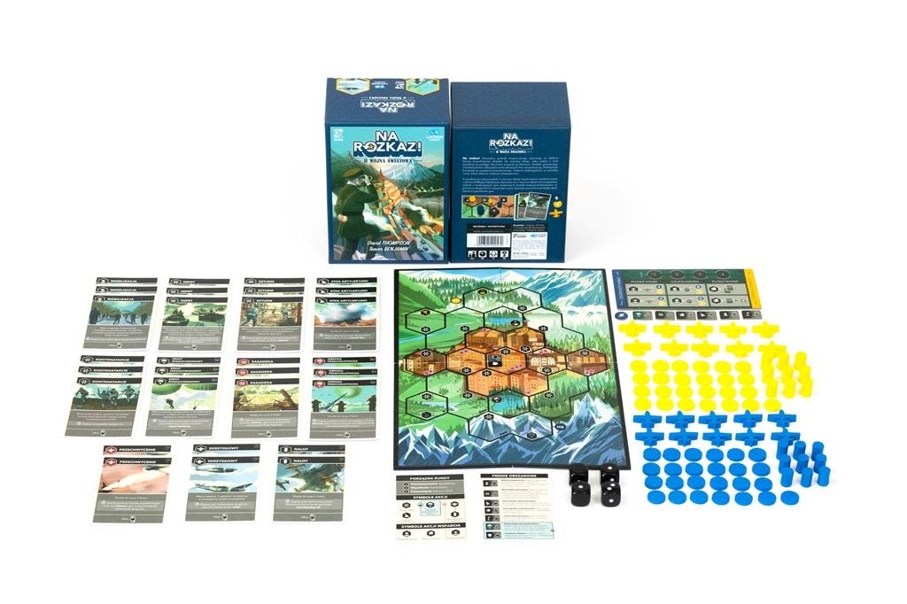 Towarzyska Gra Planszówa Planszówka Dla Dziecka 8 Latka Na rozkaz! Lucrum