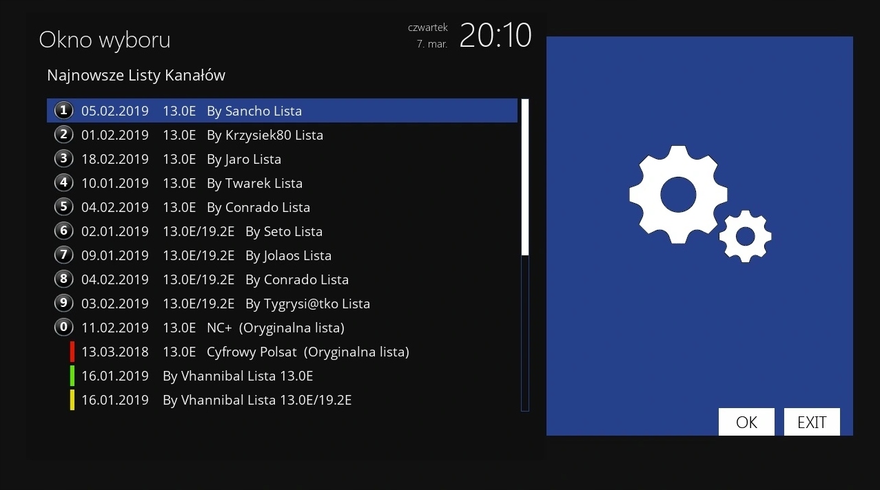ZGEMMA H8.2H DEKODER SAT + DVB-T2 HEVC ENIGMA2 E2 Transmisja HD SD