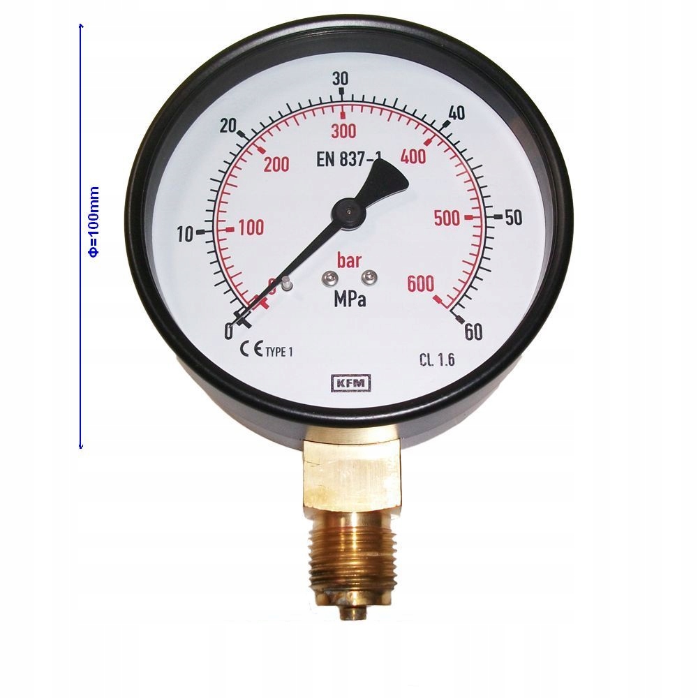 Manometr 0600 Bar Kfm Niska cena na Allegro.pl