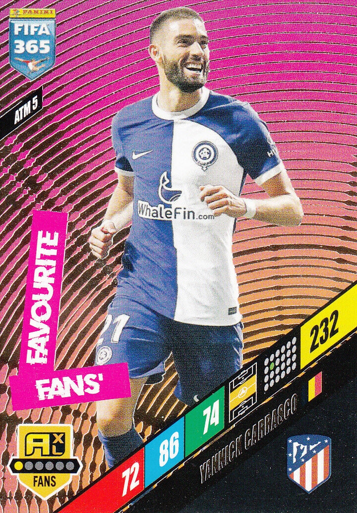 Fifa 365 2024 Fans' Favourite Yannick Carrasco Atm 5