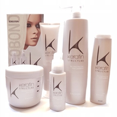 Keratin Structure maska rekonstrukcyjna z keratyną 500 ml Działanie restrukturyzacja