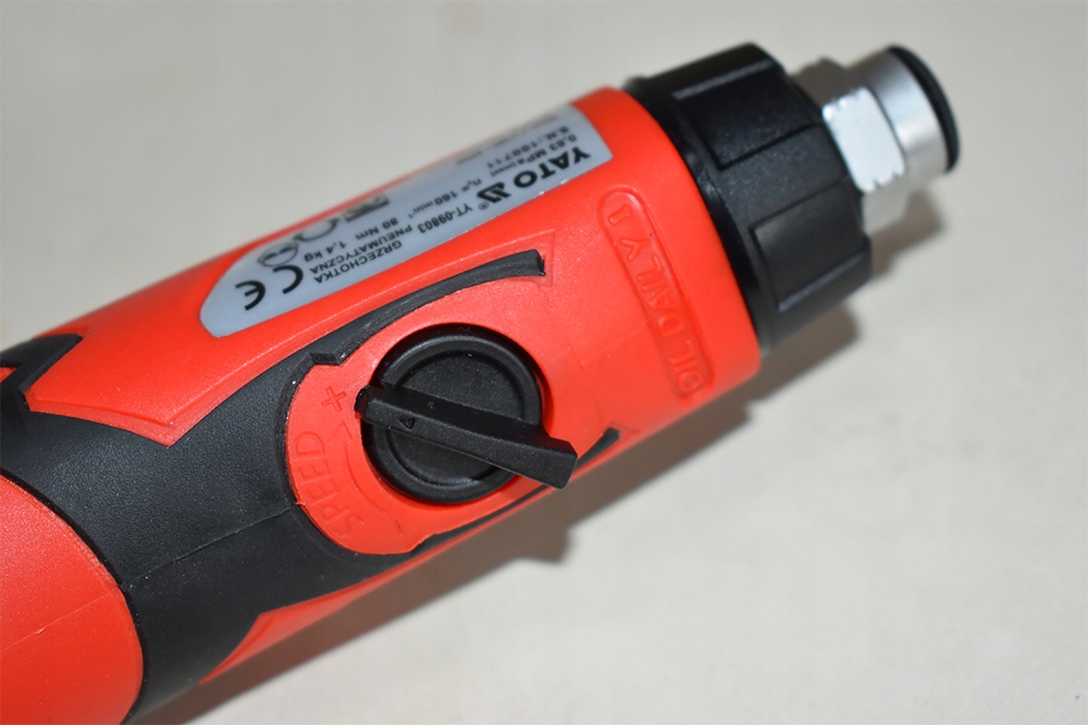 YATO GRZECHOTKA PNEUMATYCZNA 1/2' 80Nm YT-09803 Pojemność akumulatora 0 Ah