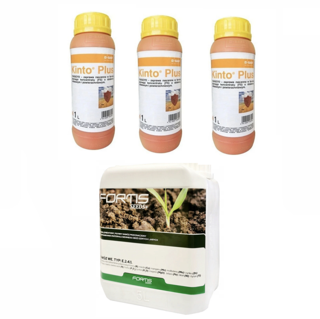 Kinto Plus 3x1L Nawóz Fortis Seeds 5L Wymagane Zaświadczenie