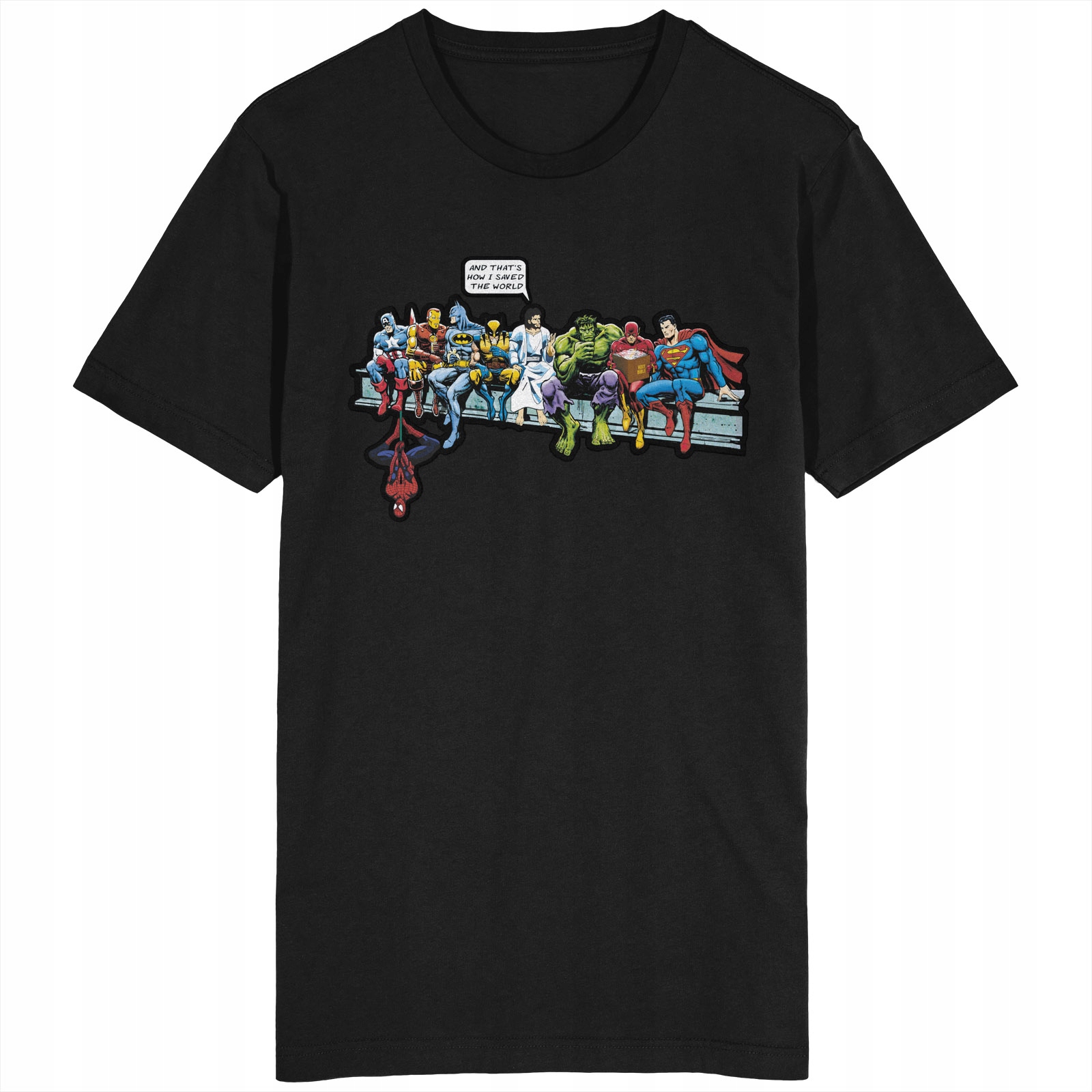 

Jesus Superhero Koszulka Jezus Batman Superman