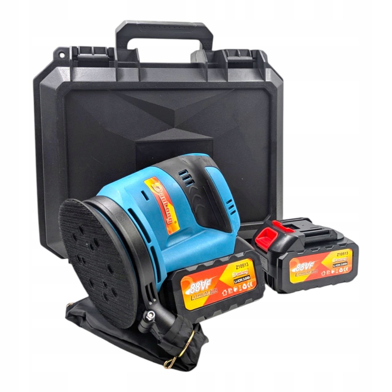 Akumulátorová Excentrická Bruska 88 Vf 2 Akumulátory Kufr Sáček